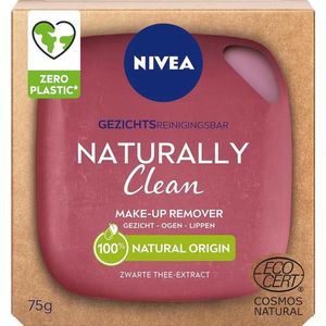 12x NIVEA Naturally Clean Face Bar Make Up Remover 75 g