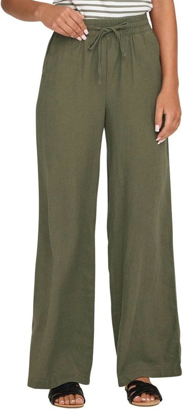 JDY Say Linen Wide Broek Dames - Maat M X L32