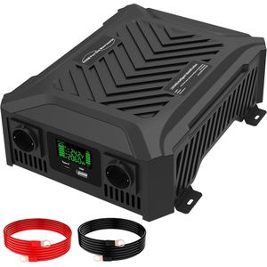 Lexium Omvormer 12V 230V - Spanningomvormer - Auto omvormer - Stopcontact - Autolader