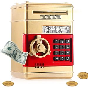 Elektronische spaarpot voor kinderen met wachtwoord - Grote elektrische spaarpot ATM bank - Veilige machine automatische banken - Spaarpot voor kinderen met geluidseffecten