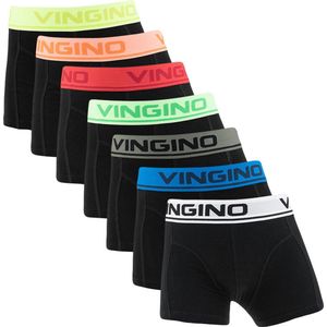 Vingino Boxershort - set van 7 Zwart/Multicolor