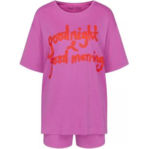 Triumph Pyjama korte broek - 00YK Fuchsia - maat 40 (40) - Dames Volwassenen - Katoen/Modal- 10214841-00YK-40