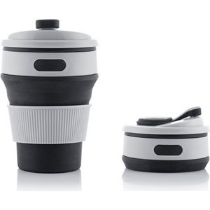 Koffie To Go Beker - Opvouwbare Beker - Koffiebeker To Go - Herbruikbare Koffie Beker - Koffiebeker Onderweg