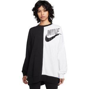 Nike Sportswear Ft Oos Crew Dnc Lange Mouwenshirt Zwart M Vrouw