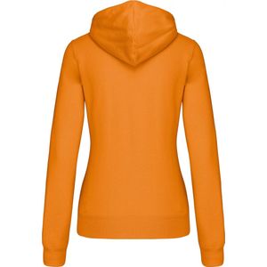 Sweatshirt Dames XXL Kariban Lange mouw Orange / White 80% Katoen, 20% Polyester