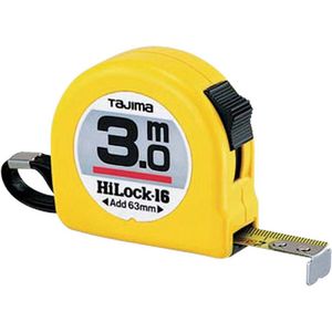 Tajima TJ 100316 - Mètre ruban HI-LOCK 3 m x 16 mm - ABS