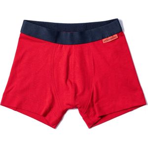 Undiemeister Boxershort - Boxershort jongens - Ondergoed - Ondergoed jongens - Gemaakt van Mellowood - Boxer briefs - Bright Sunrise (Rood) - 1 Stuk - 116-122