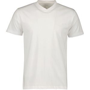 Jac Hensen T-shirt V-hals - Wit - 5XL Grote Maten
