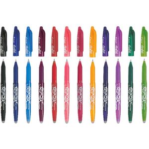 Pilot Frixion balpennen set van 12 verschillende uitwisbare pennen