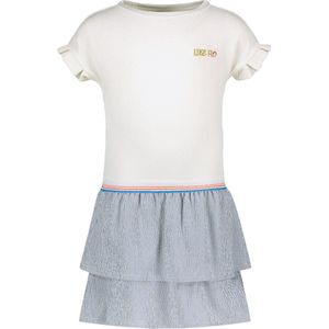 Like Flo F402-5826 Meisjes Jurk - Small stripe - Maat 164