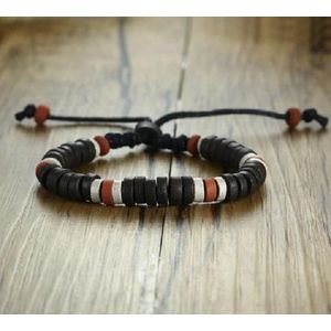Sorprese armband - Beads - armband dames/heren - kralen - multi - verstelbaar - cadeau - Model L
