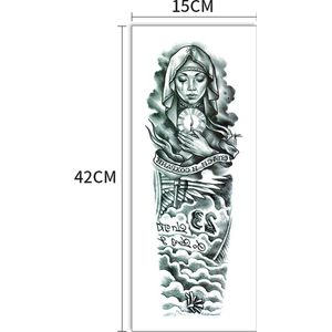 Plak Tattoo Sleeve 295-Tijdelijke Arm Tatoeage 014-Neptattoo-Fake Temporary Tattoo