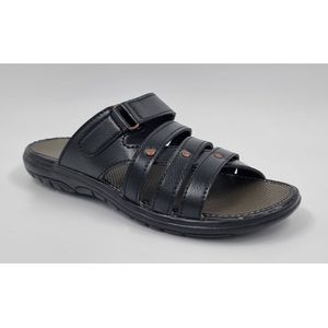 Walking - Heren Slippers - Slippers voor Heren - Licht Gewicht Heren Slippers - Slippers met een Zacht Voetbed - Zwart – Maat 40
