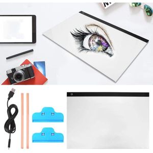 Content in HTML A2 Tracing Light Pad - 3 Level Dimming - Portable Drawing Sketching Board .