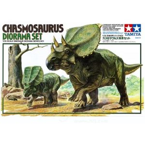 1:35 Tamiya 60101 Chasmosaurus - Diorama Set Series No.1 Plastic Modelbouwpakket