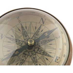 Authentic Models - Kompas - Zakkompas - Kompassen - Vintage Kompas -11.3 x 11.3 x 4.1cm