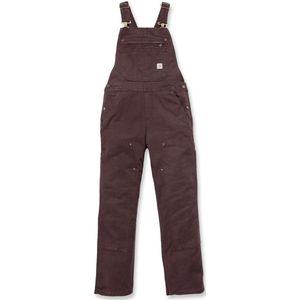 Tuinbroek - Overall - Dames Canvas Tuinbroek - Carhartt Crawford Bib Overall - Stretch - Carhartt Bruin