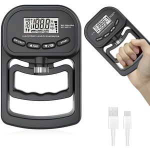 Digitale gripsterktetester voor krachttraining en atleten 180 kg/350 lbs digitale handgrepen versterker grip sterkte tester voor krachttesten en training voor atleten en thuisgebruik