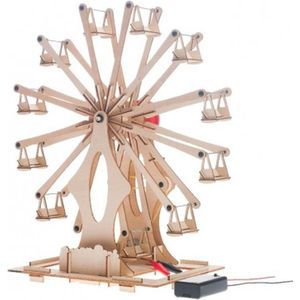 Bouwpakket Science Kit Elektrisch Reuzenrad- hout