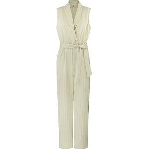 Jumpsuit mouwloos off-white