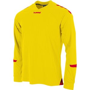 Hummel Fyn Voetbalshirt Lange Mouw Heren - Geel / Rood | Maat: S