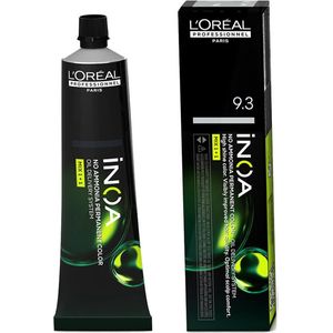 Permanente Kleur L'Oreal Professionnel Paris Inoa Color Nº 9.3 Zeer licht Goudblond (60 g)