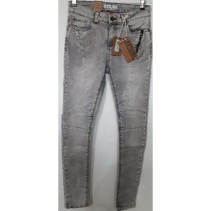 Brams Paris dames broek - spijkerbroek / jeans dames - grijs - Farah C40 - maat 29/32