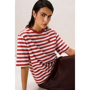 Sissy-Boy - Rood met wit gestreept T-shirt