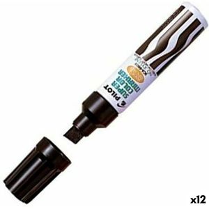 Permanente markeerstift Pilot SCA-6600 3-10 mm Zwart (12 Stuks)