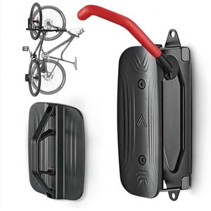 Fietsendrager electrische fietsen Draaibare fietswandhouder verticale fietsstandaard fietshouder voor de garage MTB en racefiets rood 1 stuks Fietsendrager electrische fietsen