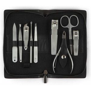 Society Paris - Manicure Set - 9-Delige - RVS - Opbergetui - Luxe Geschenkbox