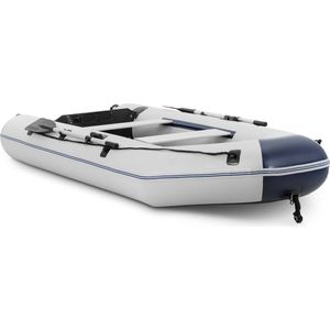 MSW Opblaasbare boot - zwart/wit - 403 kg - aluminium vloer - 5 personen