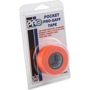 Pro Pocket Gaffa tape 24mm x 5,4m neon oranje