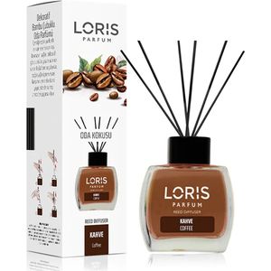 LORIS - Parfum - Geurstokjes - Huisgeur - Huisparfum - Coffee - 120ml