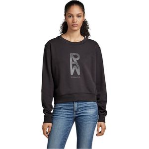 G-star Graphic Raw Sweatshirt Zwart M Vrouw