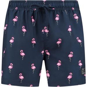 Son of a Beach - Flamingo Blue Jongens Zwembroek - maat 134-140 - Blauw