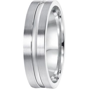 Lucardi Heren Vriendschapsring Chios - Ring - Moederdag Cadeautje - Echt Zilver - Zilverkleurig