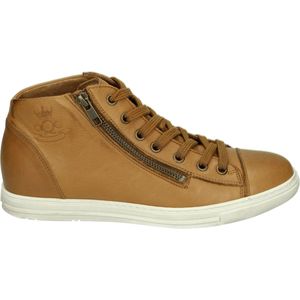 AQA Shoes A8600 - VeterlaarzenHoge sneakersDames sneakersDames veterschoenenHalf-hoge schoenen - Kleur: Cognac - Maat: 38