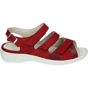 Strober HEDWIG 74023K - Dames slippers - Kleur: Rood - Maat: 39