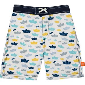 Lässig Splash & Fun Board Shorts / zwemshorts - paper boat 12 maanden