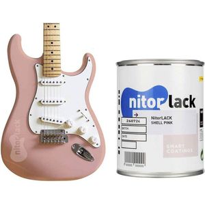 NitroLACK Nitrokleur Lak voor Gitaren en Ukulele's - Shell Roze