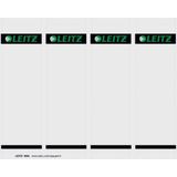 Leitz PC Printbare Rugetiketten voor Kunststof Ordners - 100 Stuks - Breed en kort - Grijs