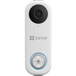 Ezviz DB1C - Wifi Videodeurbel - werkt met Google Assistent - Zonder Abonnement -Wit