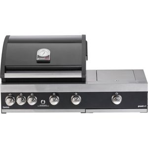 Grandhall Premium G4 PLUS Inbouw Barbecue - 6 branders - met Searbrander - Gas BBQ