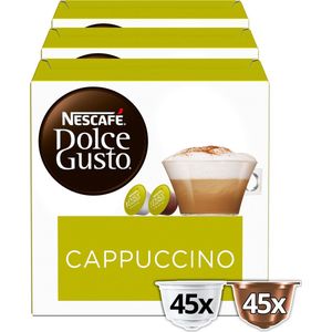 NESCAFÉ Dolce Gusto Cappuccino capsules - 90 koffiecups voor 45 koppen koffie