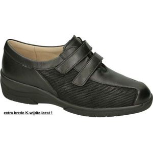 Solidus -Dames - zwart - lage gesloten schoenen - maat 40