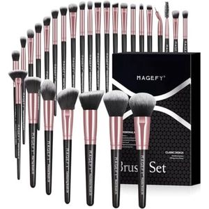 Make-up borstels set professionele make-up borstel set foundation blush hoek eyeliner mengen concealers oogschaduw borstel premium synthetische make-up borstel set met geschenkdoos