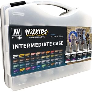 Vallejo Intermediate Case - Wizkids Premium Paints - 40 colors - 8ml - 80261