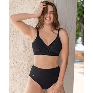 Bikini with Criss Cross Top | Black