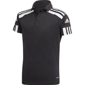 Adidas Squadra 21 Polo Kinderen - Zwart / Wit | Maat: 176